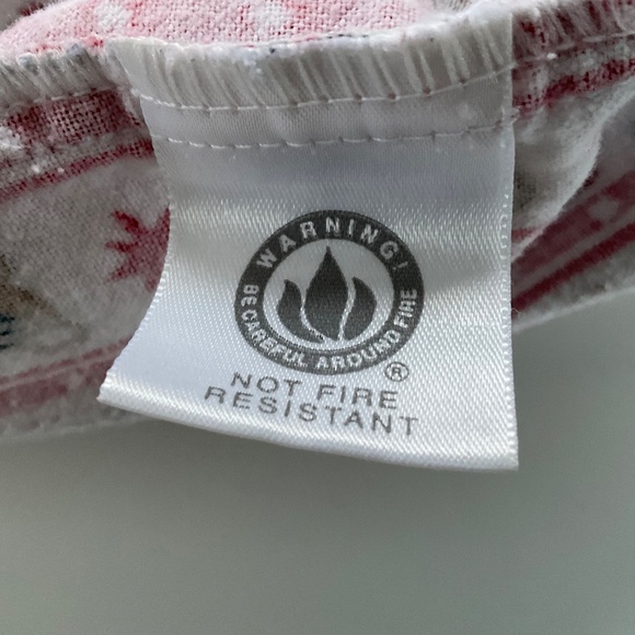 Lanz of Salzburg Flannel Teddy Bear Nightgown Sz M Grannycore Winter Novelty Vtg - Picture 14 of 14